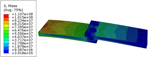 C3D10单元与C3D10M单元在接触中的使用对比的图8