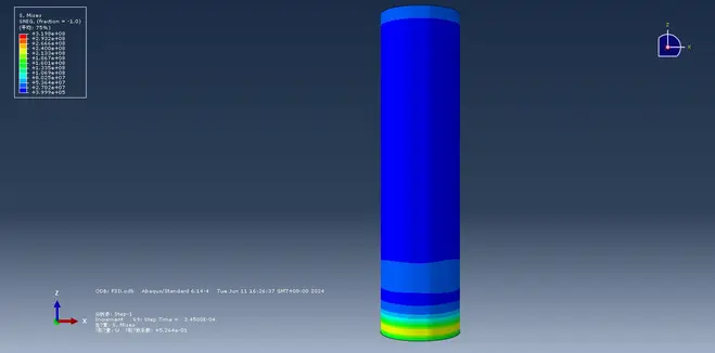 双向流固耦合圆柱体入水（STAR-CCM+&abaqus）的图2