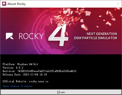 基于离散元原理的颗粒流模拟软件Rocky 4.5.2的图1