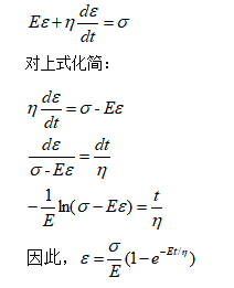 粘弹性材料本构模型的图5