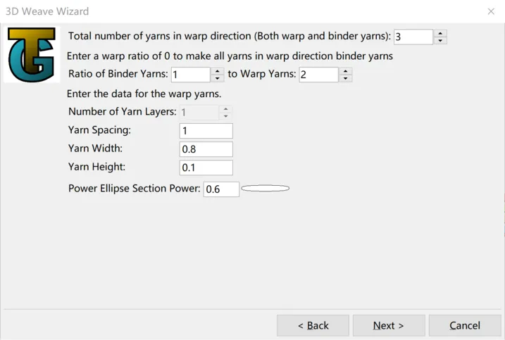 PART-03 Texgen-Angle Interlock织物模型的建立02的图4