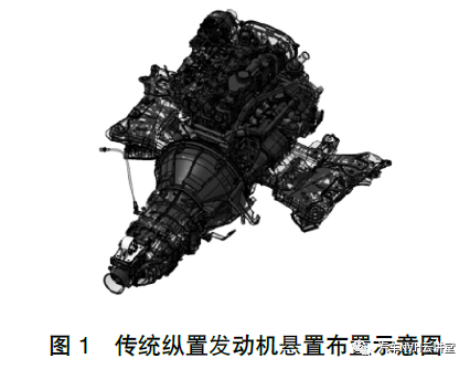 某新型动力总成抗扭悬置设计及仿真分析的图1