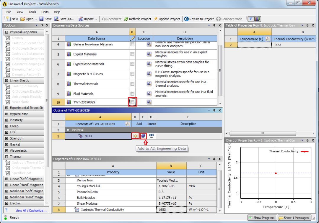 ANSYS Workbench材料参数库的建立 附ANSYS WORKBENCH工程实例详解下载的图11