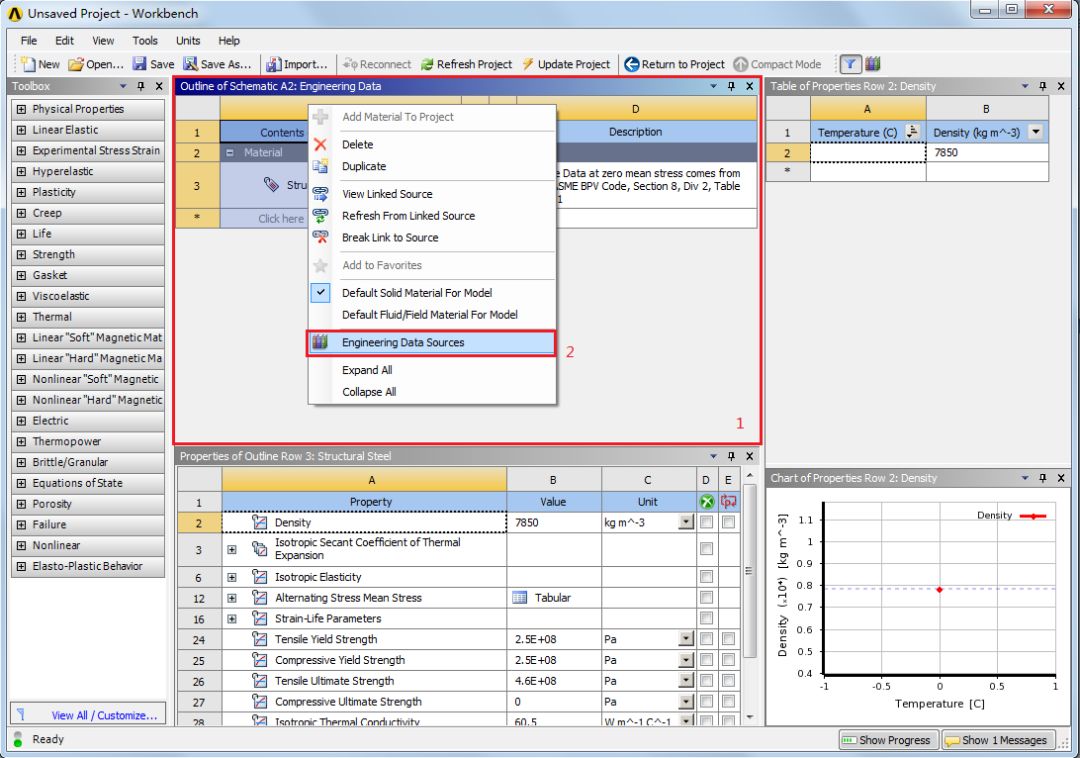 ANSYS Workbench材料参数库的建立 附ANSYS WORKBENCH工程实例详解下载的图3