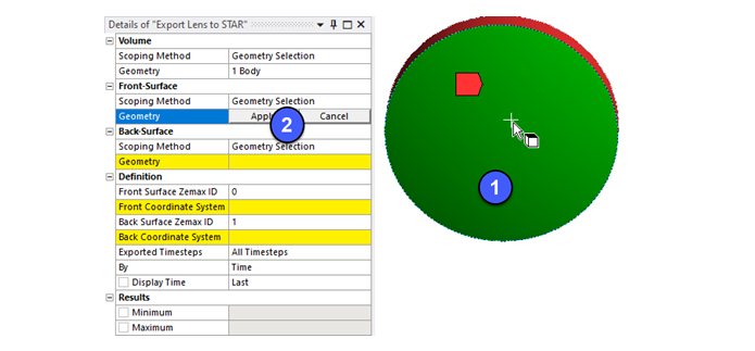 OpticStudio STAR 模块：Ansys 数据导出扩展的图15