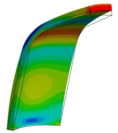 ANSYS workbench 循环对称压力容器静力分析的图3