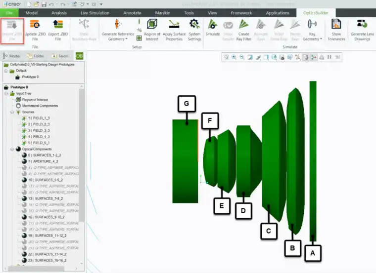 Ansys Zemax | 手机镜头设计 - 第 2 部分：使用 OpticsBuilde
Ansys Zemax | 手机镜头设计 - 第 2 部分：使用 OpticsBuilder 实现光机械封装的图2