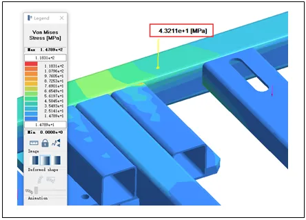 基于ANSYS Workbench与Simsolid VR四人座时空穿梭机机架计算对比的图50