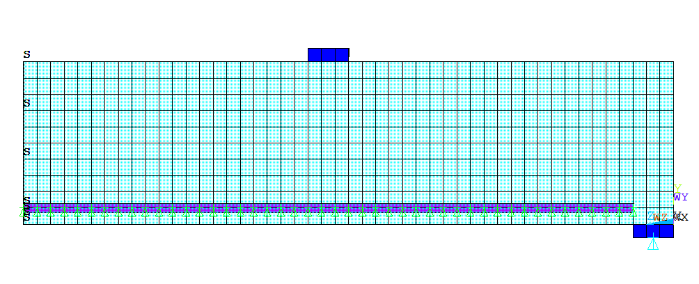 ANSYS钢筋混凝土（三）分离式建模（粘结滑移）的图5