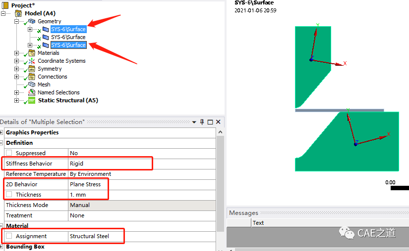 ANSYS Workbench分析实例之冲压成型的图7