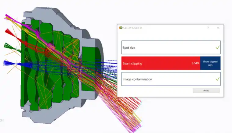 Ansys Zemax | 手机镜头设计 - 第 2 部分：使用 OpticsBuilde
Ansys Zemax | 手机镜头设计 - 第 2 部分：使用 OpticsBuilder 实现光机械封装的图8