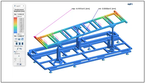 基于ANSYS Workbench与Simsolid VR四人座时空穿梭机机架计算对比的图48