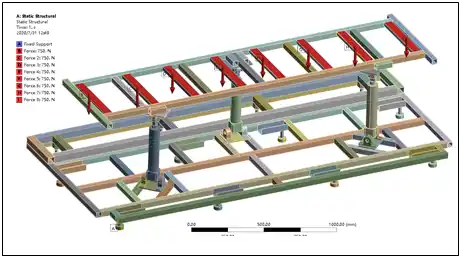 基于ANSYS Workbench与Simsolid VR四人座时空穿梭机机架计算对比的图20