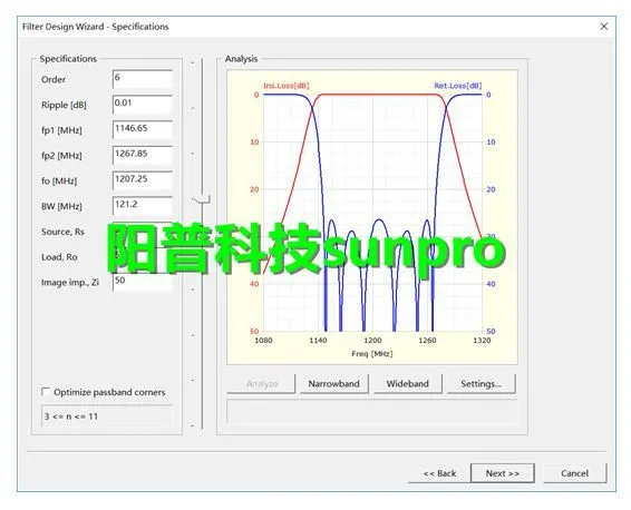 干货 | ANSYS滤波器设计模块功能介绍的图7