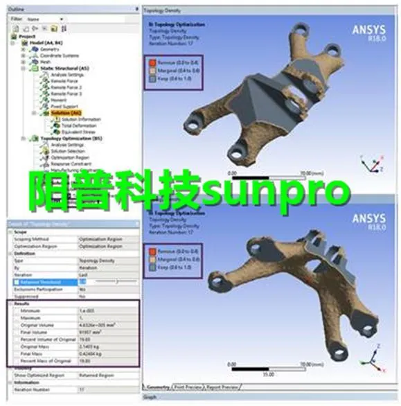 干货 | ANSYS Workbench拓扑优化应用方法的图6