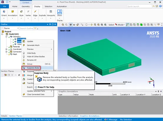 ANSYS Fluent流阻仿真分析详细流程的图13