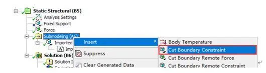 干货 | ANSYS Workbench子模型技术应用方法的图6