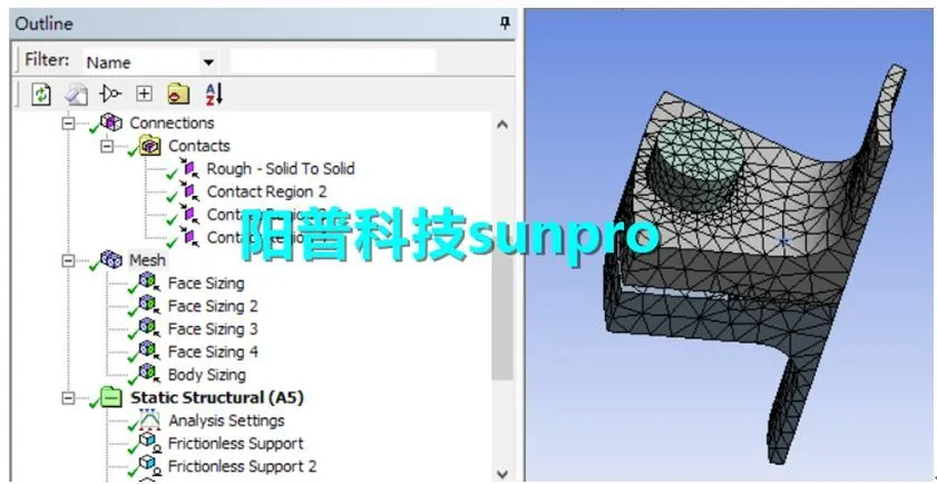 干货 | ANSYS Workbench中一种螺栓预紧力施加方法的图5