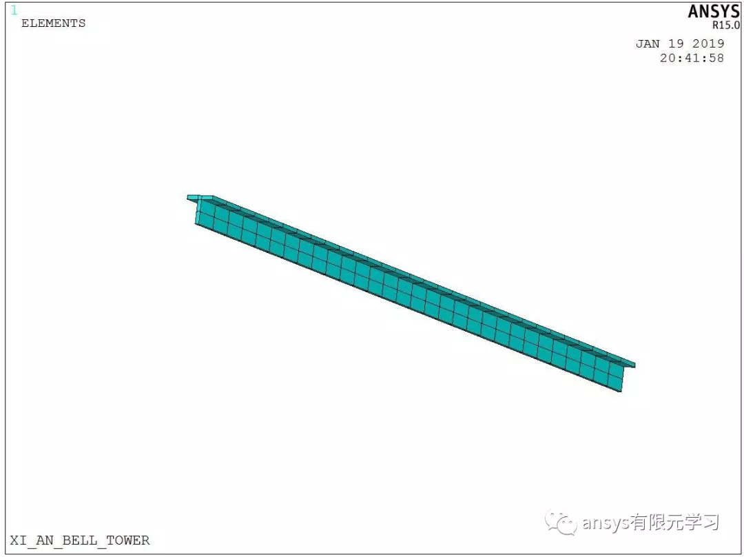 基于ANSYS的西安钟楼模型建立有限元求解（一）的图1
