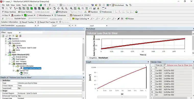 ANSYSWorkbench 19.0 Archard磨损分析的图10
