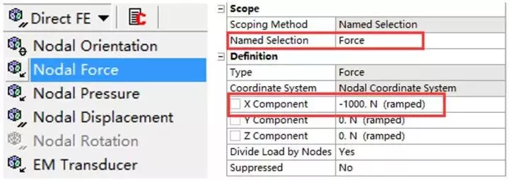 ANSYS Workbench利用节点施加边界条件的图5