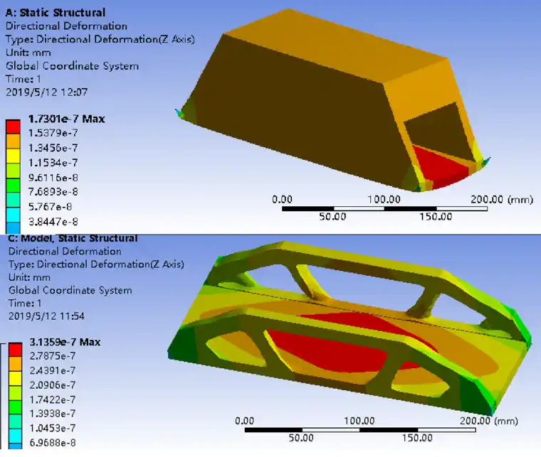 基于Ansys Topology Optimization 桥梁拓扑优化实例的图8