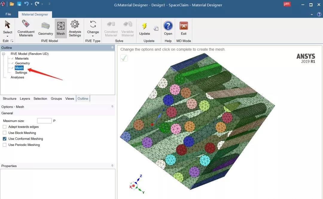 ANSYS 2019R1 Workbench新增功能——Material design的图7