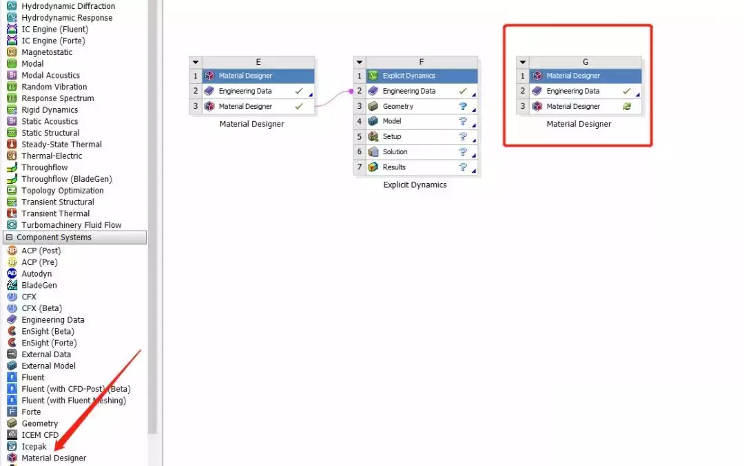 ANSYS 2019R1 Workbench新增功能——Material design的图1