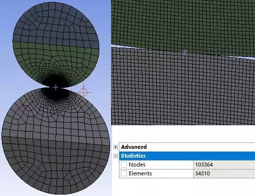 ANSYS Workbench赫兹接触分析实例的图10