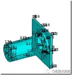 基于ANSYS经典界面的实体-板单元连接建模的图7