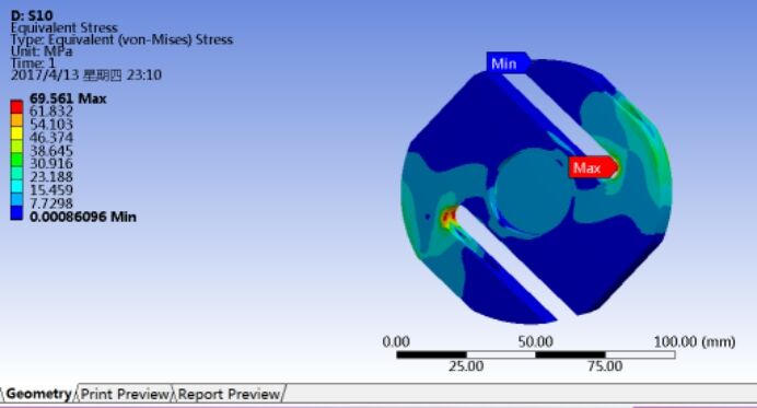 ANSYS Workbench 圆盘S型应变片式电阻压力传感器结构设计及有限元分析的图34