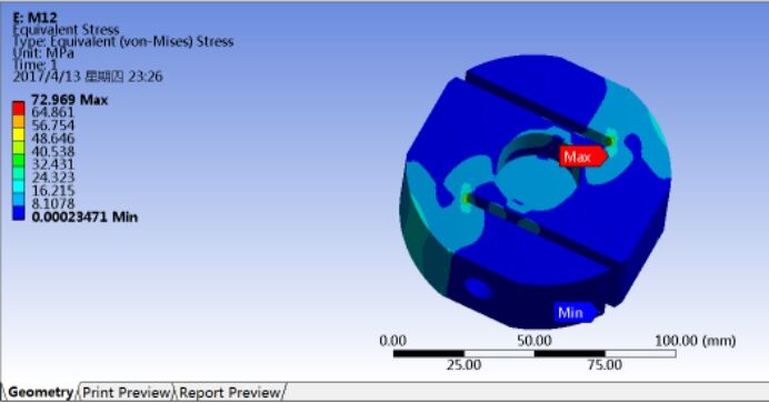 ANSYS Workbench 圆盘S型应变片式电阻压力传感器结构设计及有限元分析的图38