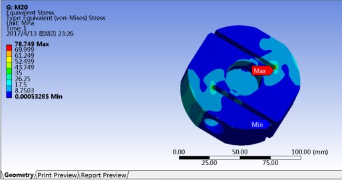 ANSYS Workbench 圆盘S型应变片式电阻压力传感器结构设计及有限元分析的图42