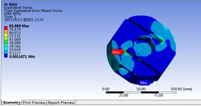 ANSYS Workbench 圆盘S型应变片式电阻压力传感器结构设计及有限元分析的图44