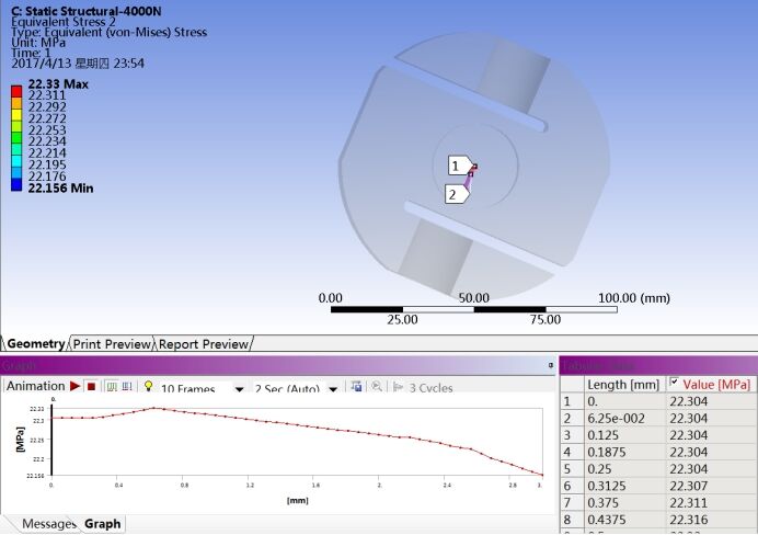 ANSYS Workbench 圆盘S型应变片式电阻压力传感器结构设计及有限元分析的图52