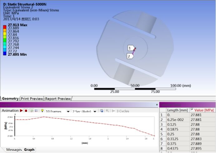 ANSYS Workbench 圆盘S型应变片式电阻压力传感器结构设计及有限元分析的图54