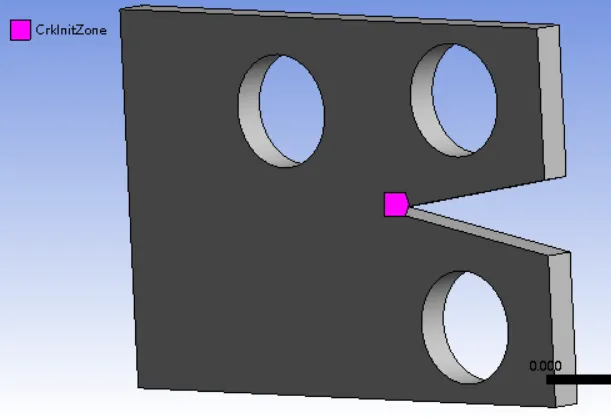 ANSYS 断裂力学新功能之SMART自适应裂纹萌生分析的图2