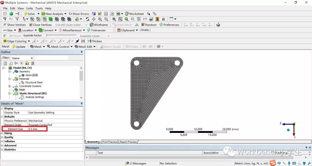 ANSYS Workbench的拓扑优化分析的图6