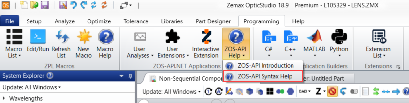 ZEMAX软件使用教程：在ZOS-API中执行系统分析的基本方法的图1