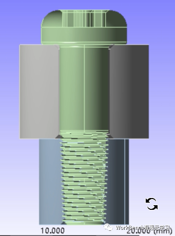 Ansys WorkBench 锥螺纹静力分析的图1