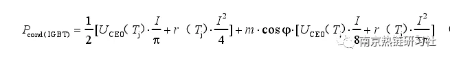 电子器件损耗计算连载之---IGBT模块热损耗计算的图11