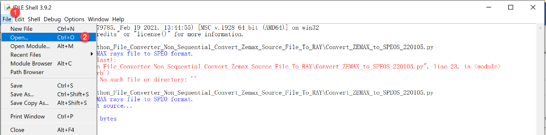 SPEOS 与 Zemax 光源文件转换器的图20