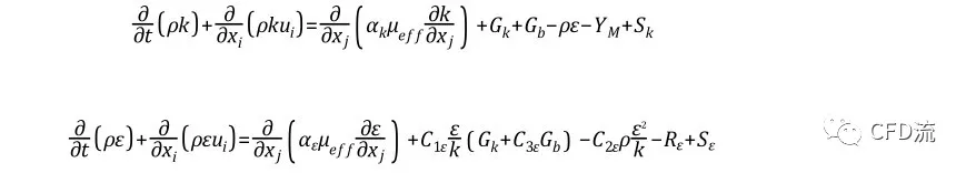 fluent中RNG k-ε湍流模型介绍的图1