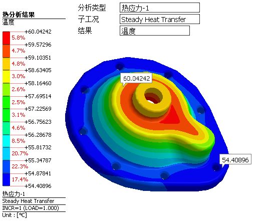 无网格划分新技术midas MeshFree - 热应力分析案例的图14