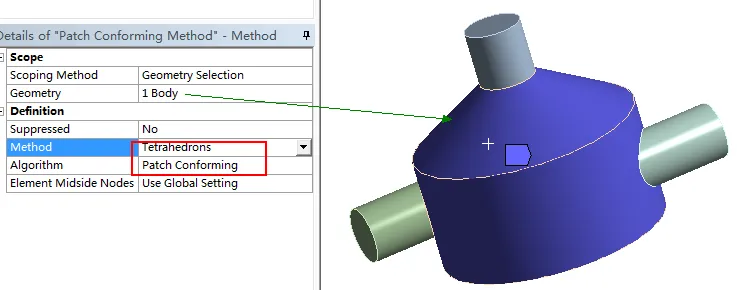 ANSYS-Meshing网格划分教程-03静力搅拌器网格划分的图3