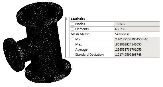 ANSYS-Meshing网格划分教程-04三通网格划分的图9