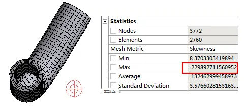 ANSYS-Meshing网格划分教程-05弯管的图7