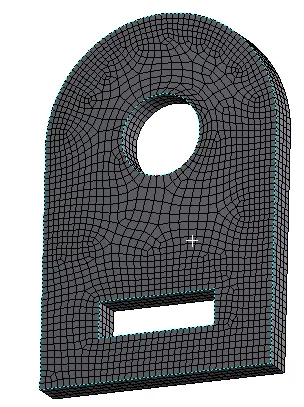 ANSYS-Meshing网格划分教程-07扫掠网格划分2的图7