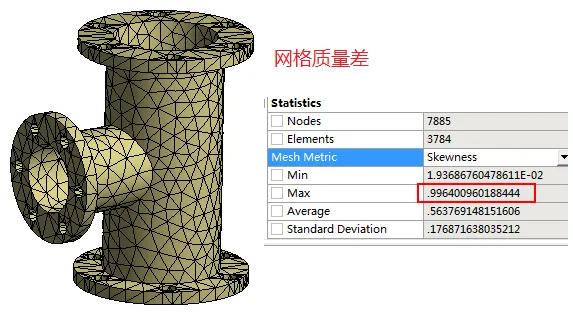 ANSYS-Meshing网格划分教程-04三通网格划分的图3