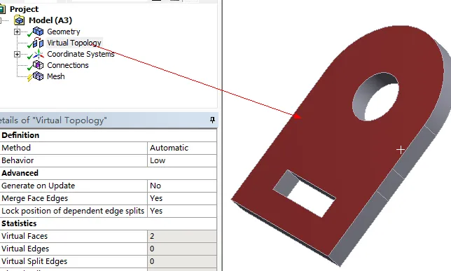 ANSYS-Meshing网格划分教程-07扫掠网格划分2的图5